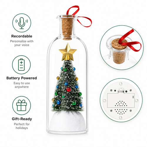 Merryhaus™ Message in a Bottle Ornament
